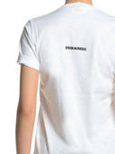 Tricou Dsquared2, Imprimeu Colorat, Alb