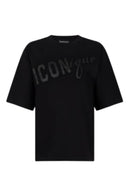 Trricou DSQUARED2, Iconique Loose Fit Tee, Black