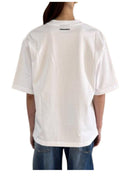 Tricou DSQUARED2, Iconique Loose Fit Tee, White