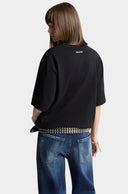 Tricou DSQUARED2, ICONique Loose Fit T-Shirt, Negru