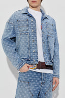 Tricou DSQUARED2, Light Wash Utility Jean Jacket, Albastru