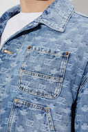 Tricou DSQUARED2, Light Wash Utility Jean Jacket, Albastru