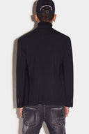 Sacou DSQUARED2, Ceresio 9, Relaxed Fit, Negru
