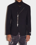 Sacou DSQUARED2, Ceresio 9, Relaxed Fit, Negru