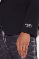 Sacou DSQUARED2, Ceresio 9, Relaxed Fit, Negru