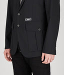 Sacou Dsquared2, Utility Blazer, Black