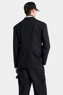 Sacou DSQUARED2, Tailored2 Worsted Wool Dan Jacket, Negru 4