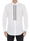 CAMASA DSQUARED2 , Design Clasic, Insertie frontala, Alb