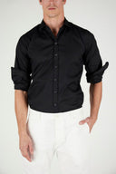 Camasa Dsquared2, Insertie Brand, Negru intens