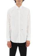 Camasa Dsquared2, Little Logo Frontal, White