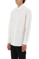 Camasa Dsquared2, Little Logo Frontal, White