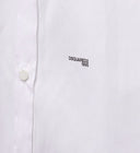 Camasa Dsquared2, Little Logo Frontal, White