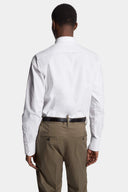 Camasa DSQUARED2, Easy Slim 70's B. Down, White
