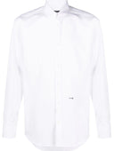 Camasa DSQUARED2, Relaxed Fit, Bumbac, Alb