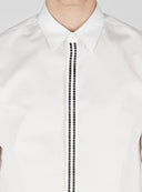 Camasa DSQUARED2, Accesorizata cu tinte, White