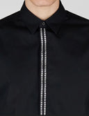Camasa DSQUARED2, Accesorizata cu tinte, Black