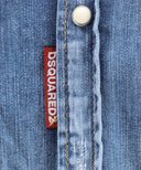 Camasa DSQUARED2, Denim Design, Blue