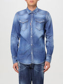 Camasa DSQUARED2, Denim Design, Blue