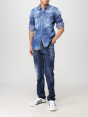 Camasa DSQUARED2, Denim Design, Blue