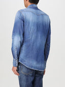 Camasa DSQUARED2, Denim Design, Blue