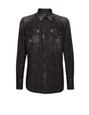 Camasa DSQUARED2, Wash Style, Classic Western, Black