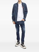 Camasa DSQUARED2, Button Down Denim, Blue