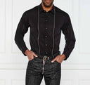 CAMASA DSQUARED2, Fermoare atasate, Negru