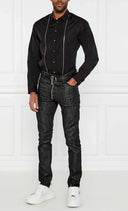 CAMASA DSQUARED2, Fermoare atasate, Negru