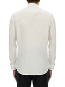 Camasa DSQUARED2, Logo Print, Button Fastening, White