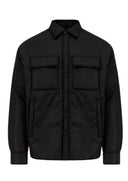 JACHETA DSQUARED2, Snap Padded Jacket, Buzunare atasate, Negru