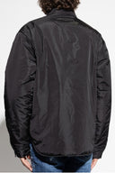 JACHETA DSQUARED2, Snap Padded Jacket, Buzunare atasate, Negru