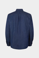 Camasa DSQUARED2, Wet And Dry Wash Biker Shirt, Bleumarin