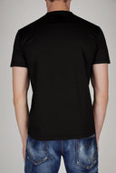 Tricou Dsquared2, Negru, Imprimeu CATEN