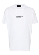 Tricou DSQUARED2, Mini Logo Print, Cool, White