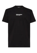 Tricou DSQUARED2, Mini Logo Print, Cool, Black