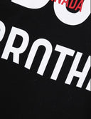 Tricou DSQUARED2, Print Brothers, Negru