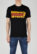 Tricou DSQUARED2, Surfer Print Multicolor, Black