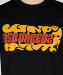 Tricou DSQUARED2, Surfer Print Multicolor, Black