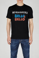 Tricou DSQUARED2, Bello Print, Black
