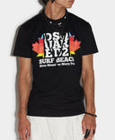 Tricou DSQUARED2, Surf Beach Since 1964, Negru