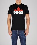 Tricou DSQUARED2, Leaf Red Logo, Negru