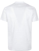 Tricou DSQUARED2, Print Frontal Leaf Logo, Alb