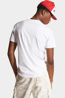 Tricou DSQUARED2, Subarbans Print, White