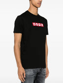 Tricou DSQUARED2, Red Print DSQ2, Black
