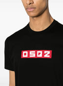 Tricou DSQUARED2, Red Print DSQ2, Black