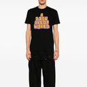 Tricou DSQUARED2, Slogan Print, Negru