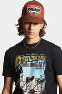 Tricou DSQUARED2, Muticolor Print, Negru