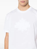 Tricou DSQUARED2, Leaf Print, White