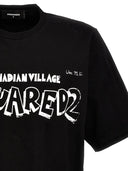 Tricou DSQUARED2, Caten Village, Negru