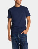 Tricou DSQUARED2, Logo Plaque Insert, Cool Fit, Navy Blue